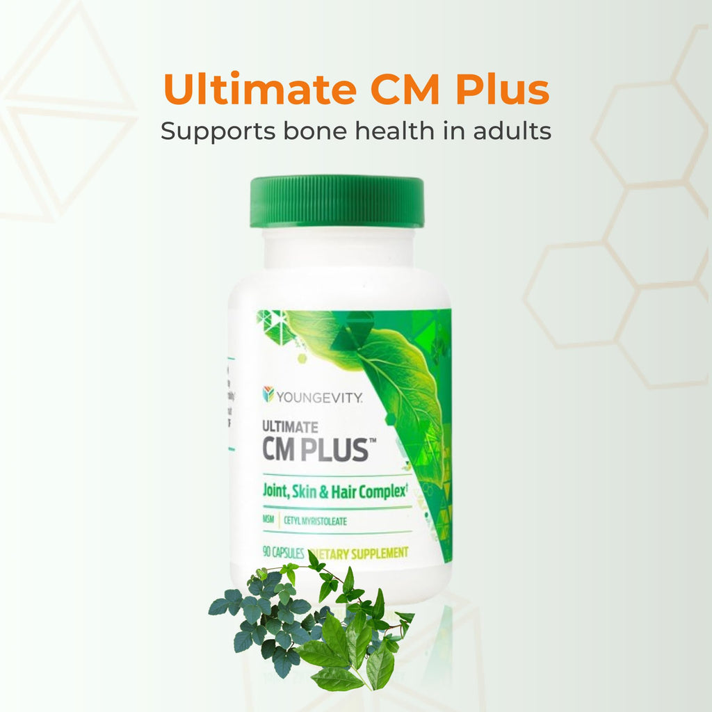 Youngevity Ultimate CM Plus™ - Patented Bone Health Supplement MSM & Cetyl Myristoleate - Muscle and Bone Health Complex - (90 Capsules) - TrustMedUSA