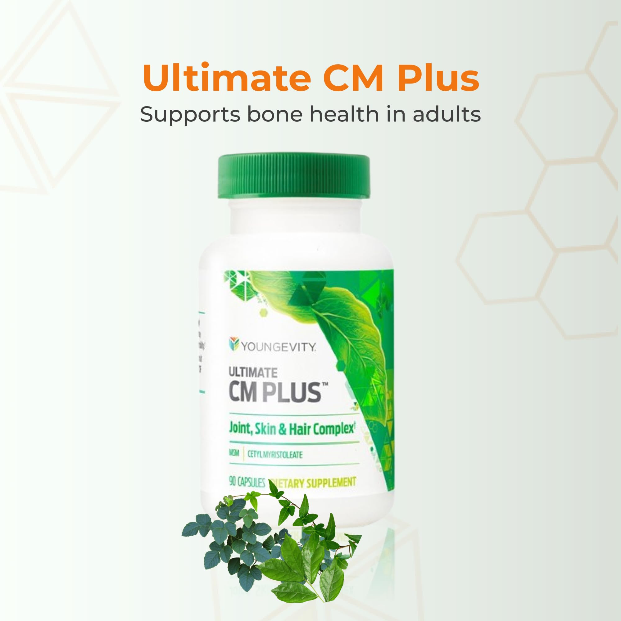 Youngevity Ultimate CM Plus™ - Patented Bone Health Supplement MSM & Cetyl Myristoleate - Muscle and Bone Health Complex - (90 Capsules) - TrustMedUSA