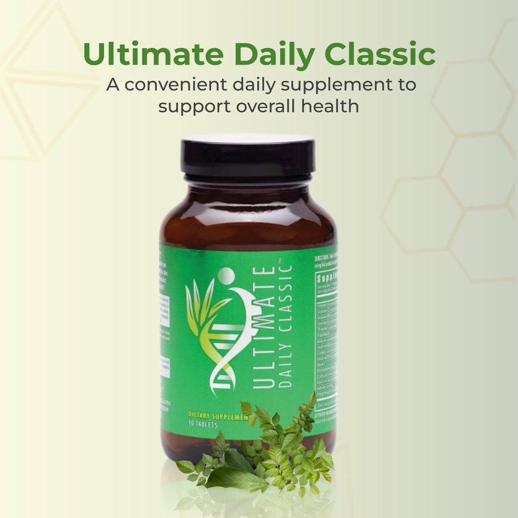 Youngevity Ultimate Daily Classic – Multivitamin with Essential Vitamins, Minerals, Amino Acids, and Antioxidant-Rich Botanicals – Supports Cardiovascular, Brain, Bone, and Bone Health – 90 Tablets - TrustMedUSA