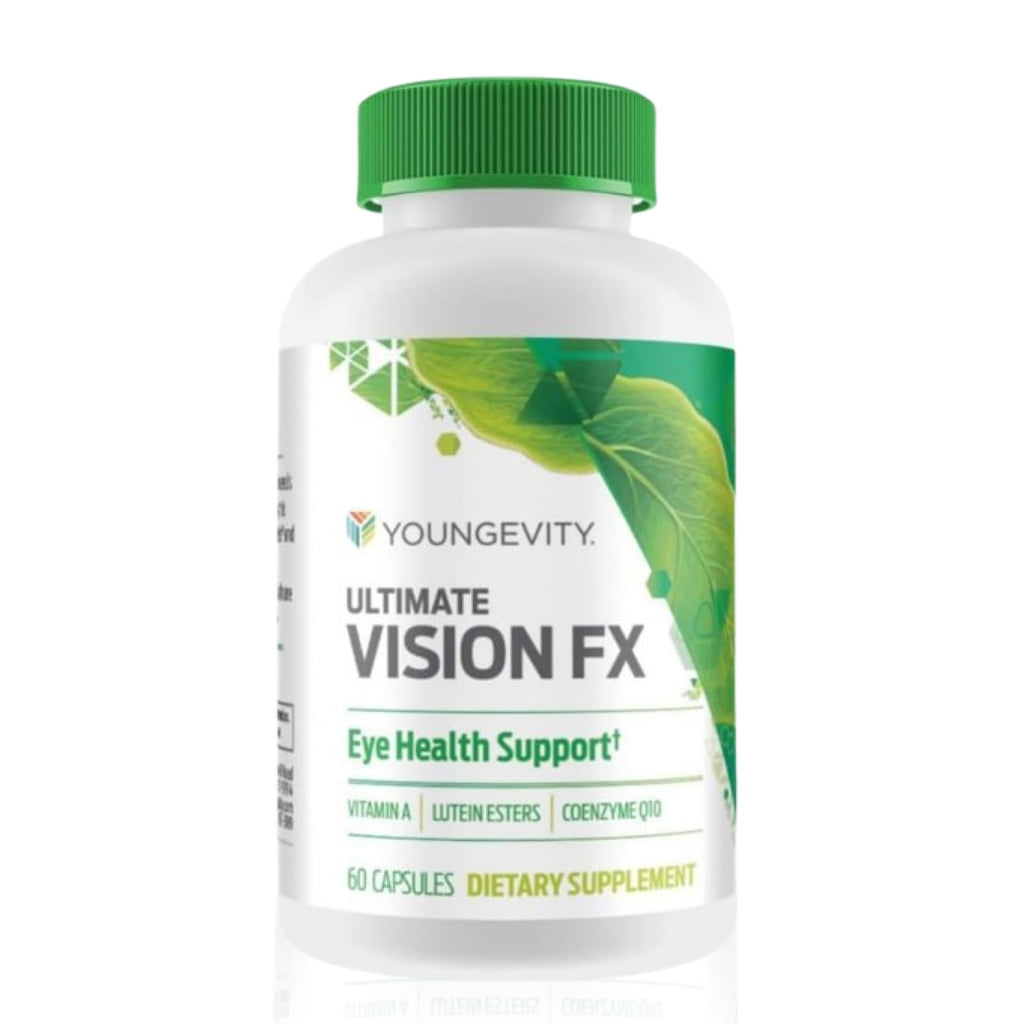 Youngevity Ultimate Vision FX™ - Eye Vitamin & Mineral Supplement Blend - Lutein, CoQ10, Vitamins A, C, E, Zinc, Chromium, Selenium for Eye Health (60 Capsules) - TrustMedUSA