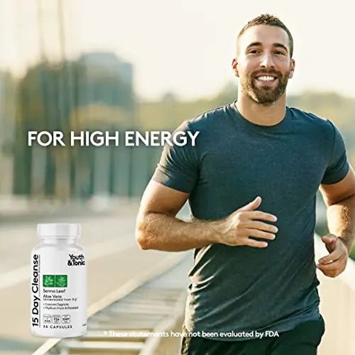Youth & Tonic 15 Day Colon Cleanser & Detox for Waste Loss to Feel Lighter - TrustMedUSA