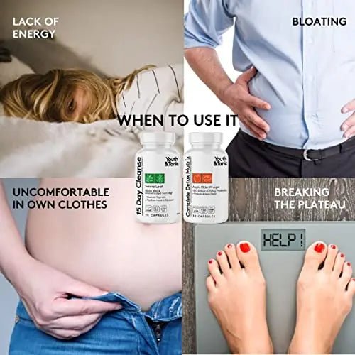 Youth & Tonic Colon Cleanser & Detox for Loss of Waste, Breaking The Plate - TrustMedUSA