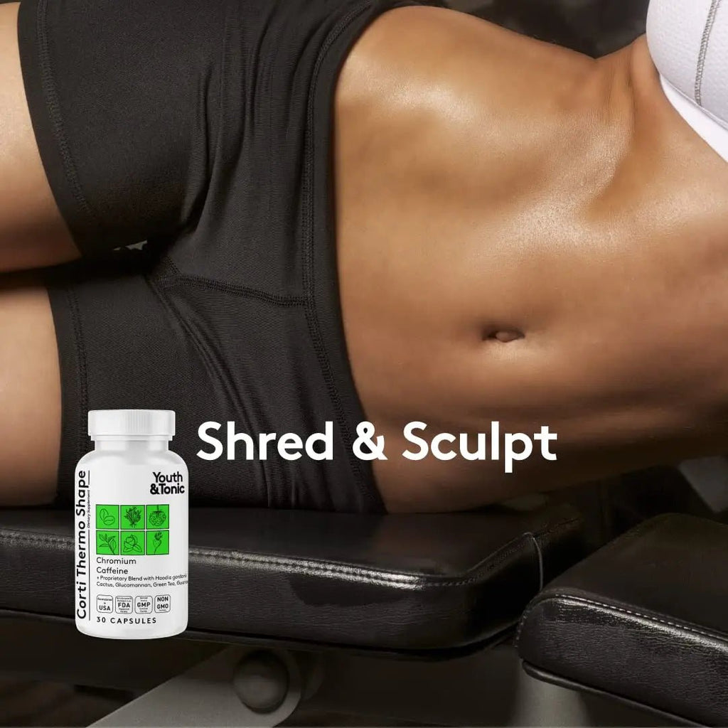 Youth & Tonic CortiThermo Shape Detox Cleanse Kick Off Weight Management - 120 Pills - TrustMedUSA