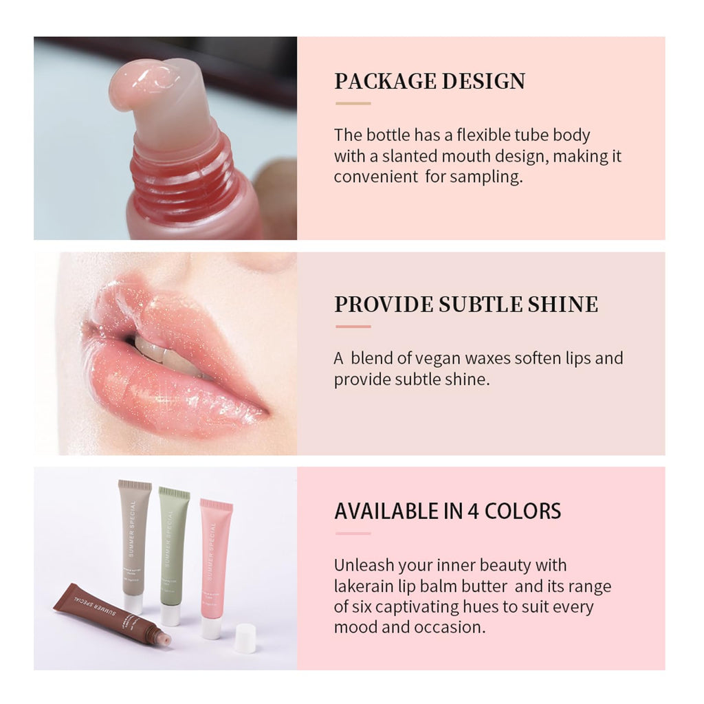 YumSova 4PCS Summer Lip Gloss Lipstick, Containing Natural Oils And Fruit Extracts, Can Soothe And Soften Dry Lips, Keep Moisture For A Long Time, And Is Not Sticky (4PCS) - TrustMedUSA