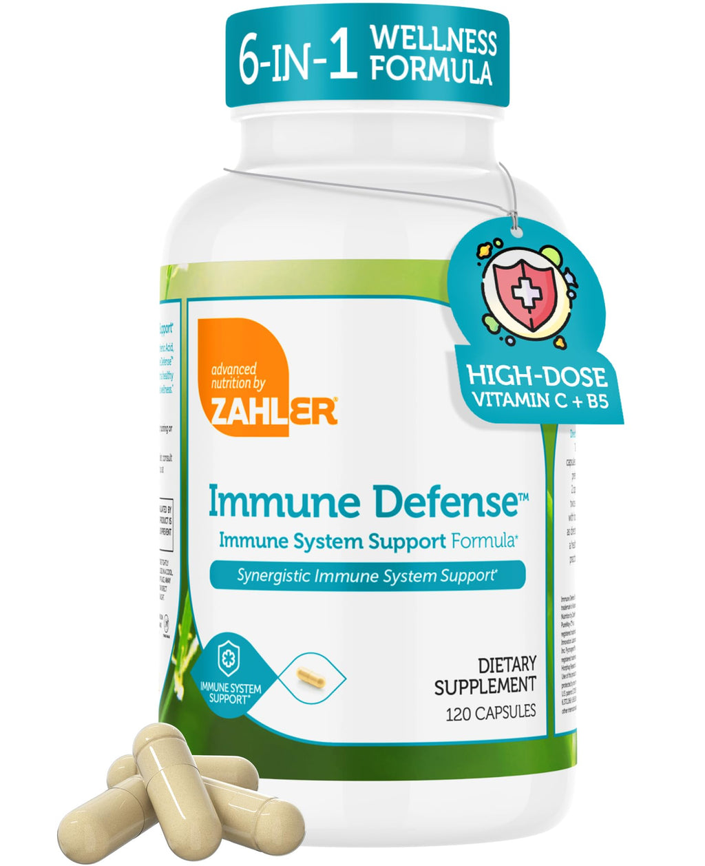 Zahler Immune Defense, Immune System Support, Certified Kosher, 120 Capsules - TrustMedUSA