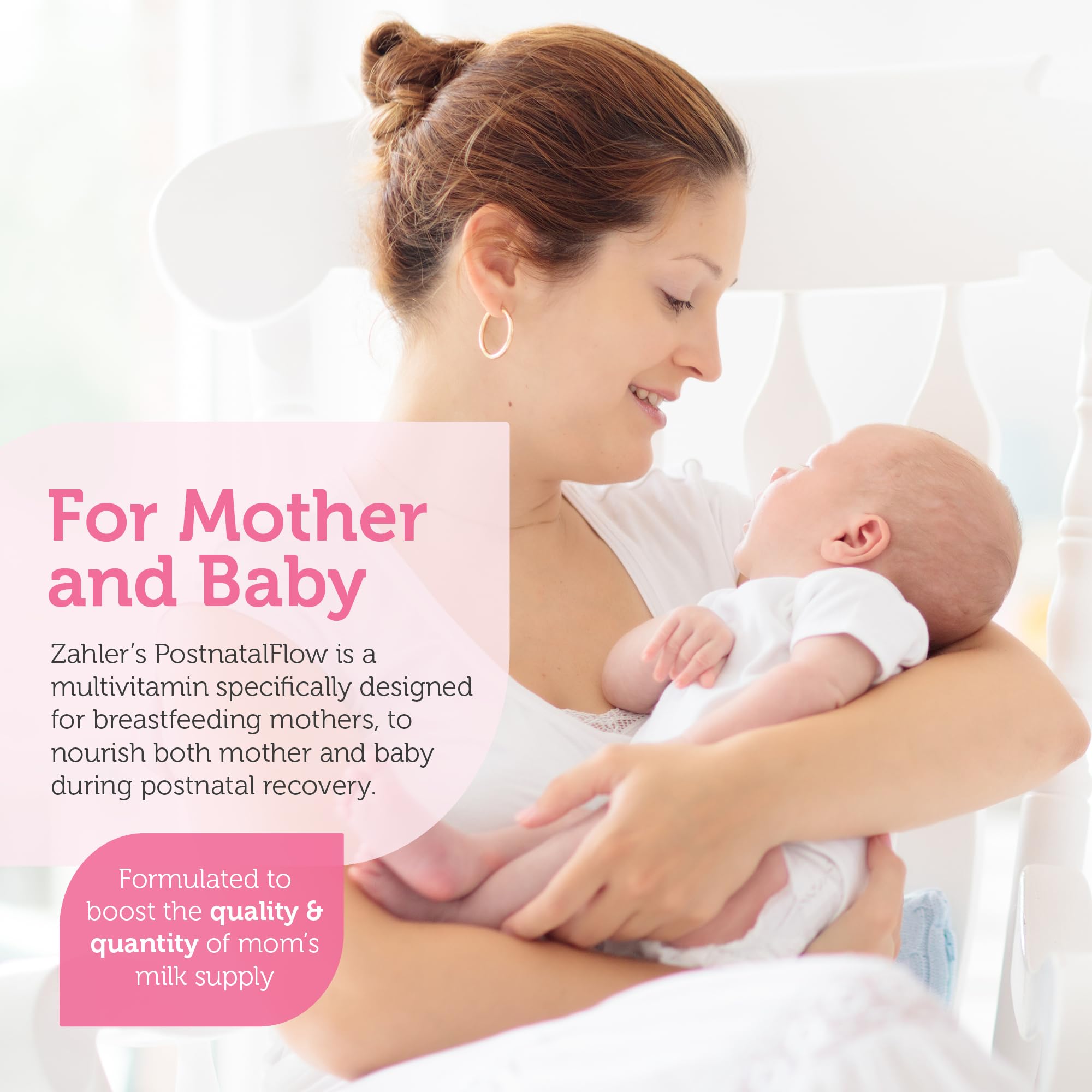 Zahler Postnatal Flow for Advanced Lactation Support, Breastfeeding + Postnatal Support, 120 Tablets. - TrustMedUSA