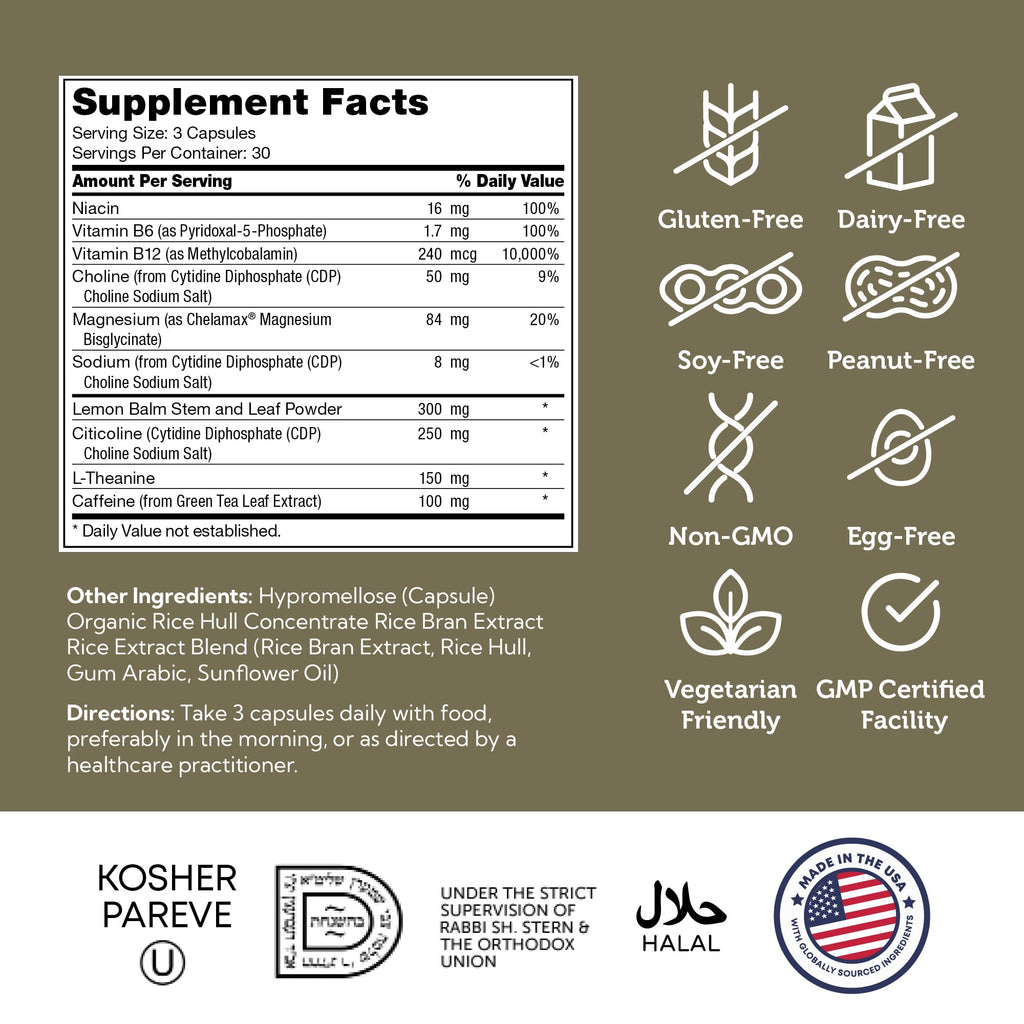 Zahler TeenFocus, Advanced Formula for Improved Focus & Concentration, Certified Kosher, 90 Capsules - TrustMedUSA