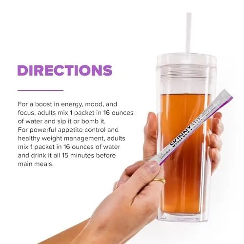 Zantrex SkinnyStix Energy Powder – Increase Energy, Heighten Focus, Boost Mood - TrustMedUSA