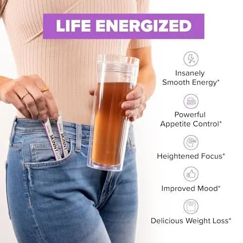Zantrex SkinnyStix Energy Powder – Increase Energy, Heighten Focus, Boost Mood - TrustMedUSA