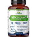 Zazzee Extra Strength 1,3/1,6 Beta Glucans, 1000 mg, 100% Concentrated, 90 Vegan Capsules, Supports a Healthy Immune System, 100% Vegetarian, All-Natural and Non-GMO - TrustMedUSA