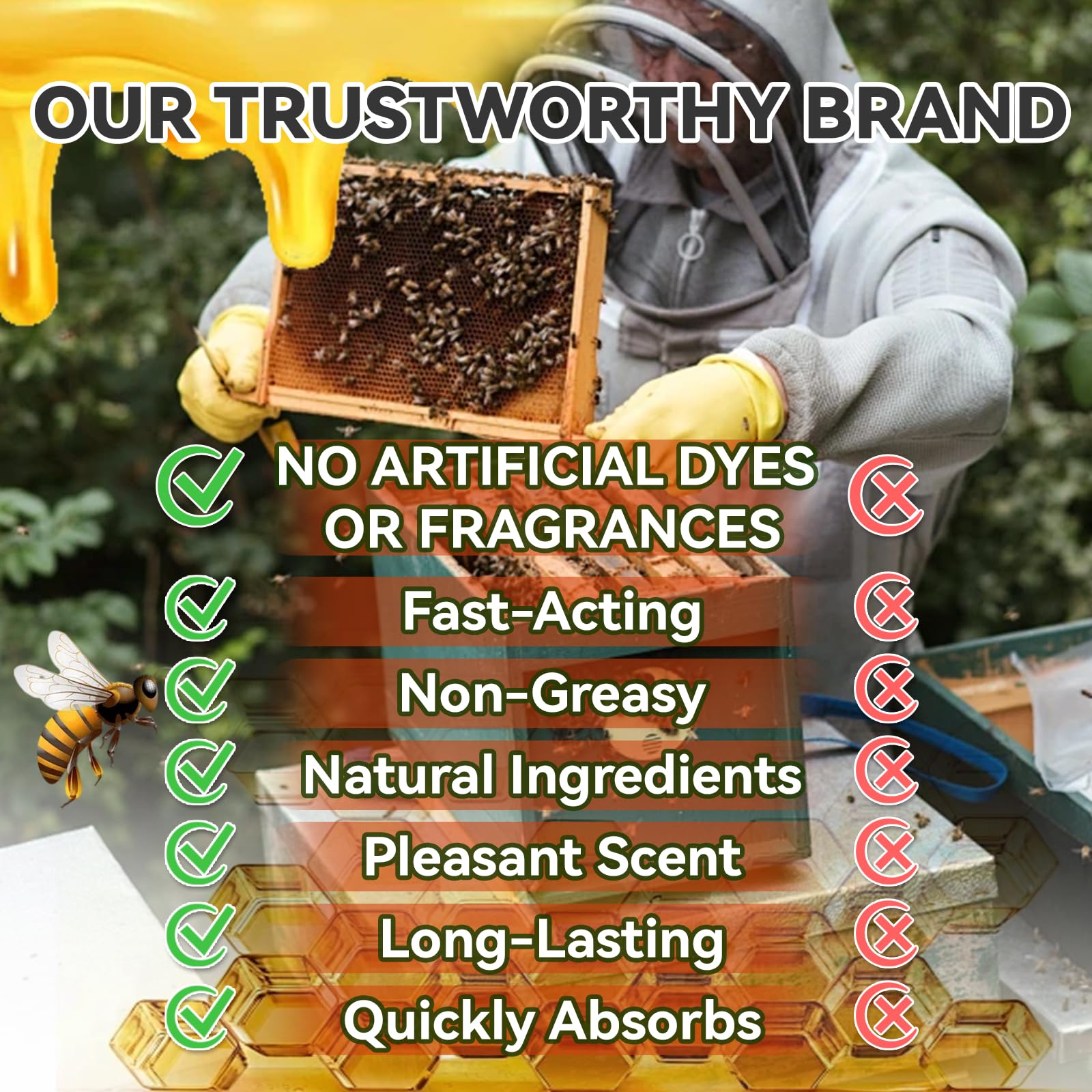 Zealand Bee Venom Professional Serum Treat, Joint & Muscle & Bone Relief Cream Gel- Soothing Effective Relief for Back, Neck, Hand, Foot, Knee, Muscle, Shoulder, Hip, Nerve, Vitamin B6, Aloe Vera, MSM - TrustMedUSA