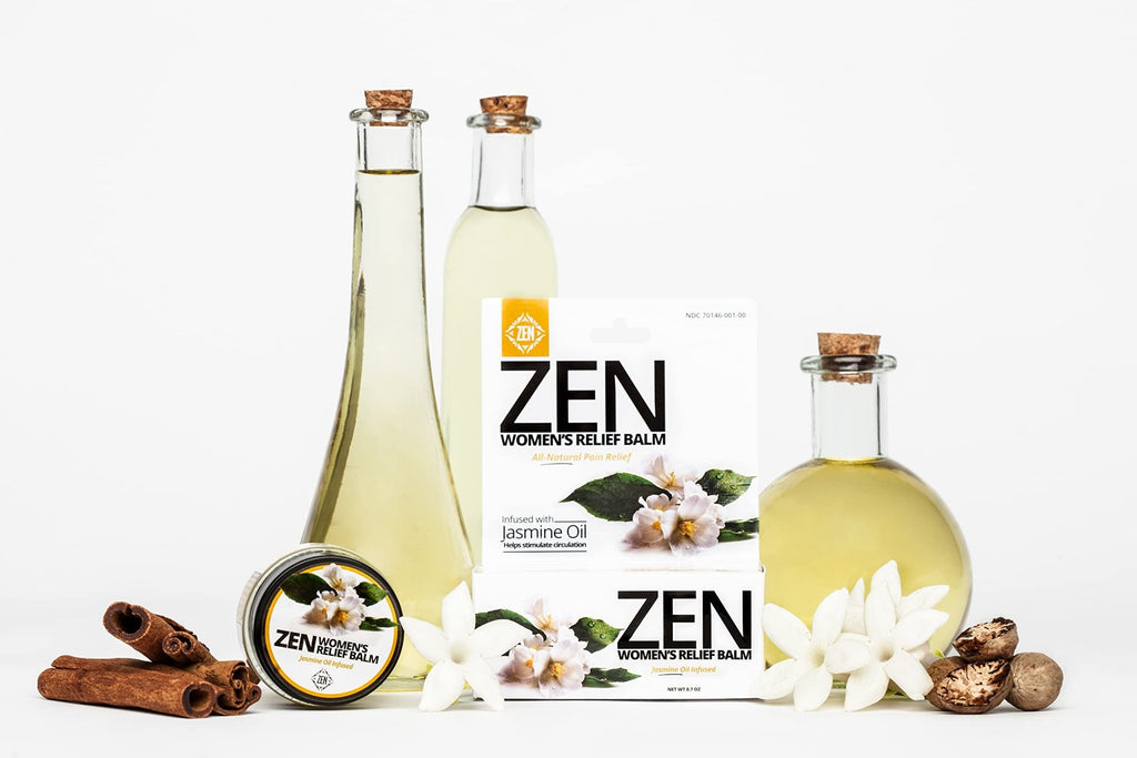 ZEN Women’s Relief Balm – Plant-Based Topical Balm Infused with Jasmine Oil – Cooling Botanical Blend – 0.7 oz – TrustedByLegends - TrustMedUSA