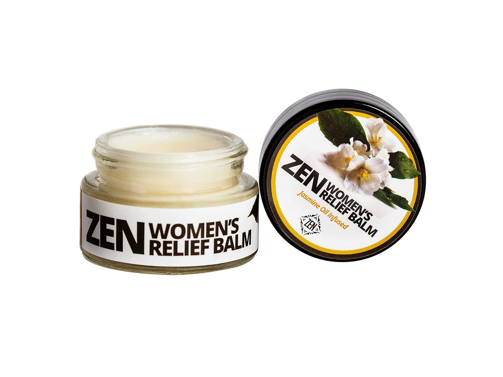 ZEN Women’s Relief Balm – Plant-Based Topical Balm Infused with Jasmine Oil – Cooling Botanical Blend – 0.7 oz – TrustedByLegends - TrustMedUSA