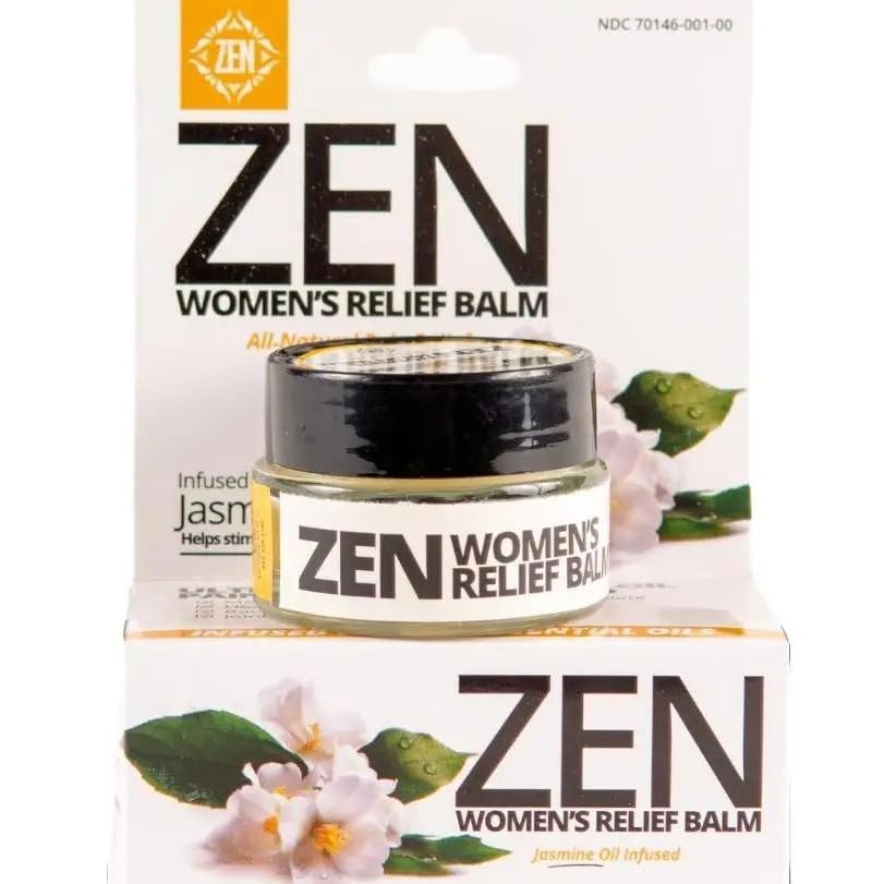 ZEN Women’s Relief Balm – Plant-Based Topical Balm Infused with Jasmine Oil – Cooling Botanical Blend – 0.7 oz – TrustedByLegends - TrustMedUSA