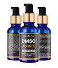 Zenrenu DMSO Cream 99.995% Pure Pharmaceutical Grade - 40-in-1 Advanced Formula -12 Essential Oils, Arnica, Aloe Vera, MSM - Fast-Absorbing Cream – 2 oz Glass Pump Bottle – Made in USA - TrustMedUSA