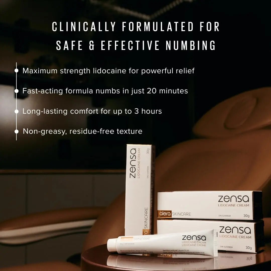 Zensa Numbing Cream 5% Lidocaine – Maximum Strength Topical Anesthetic with Vitamin E for Pain Relief from Hemorrhoids – Vegan, Cruelty-Free, Water-Based, Physiologic pH for Sensitive Skin – 30g - TrustMedUSA