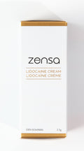 Zensa Numbing Cream 5% Lidocaine – Maximum Strength Topical Anesthetic with Vitamin E for Pain Relief from Hemorrhoids - Vegan & Cruelty-Free, Water-Based, Physiologic pH for Sensitive Skin 2.5 g - TrustMedUSA