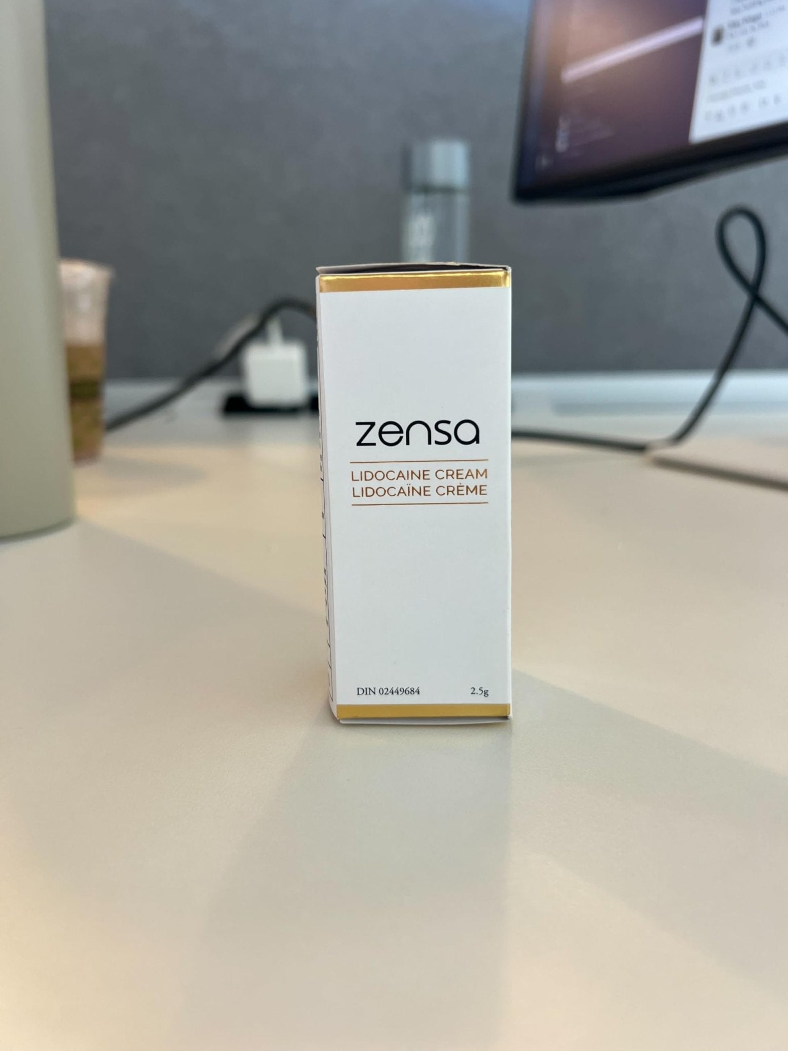 Zensa Numbing Cream 5% Lidocaine – Maximum Strength Topical Anesthetic with Vitamin E for Pain Relief from Hemorrhoids - Vegan & Cruelty-Free, Water-Based, Physiologic pH for Sensitive Skin 2.5 g - TrustMedUSA