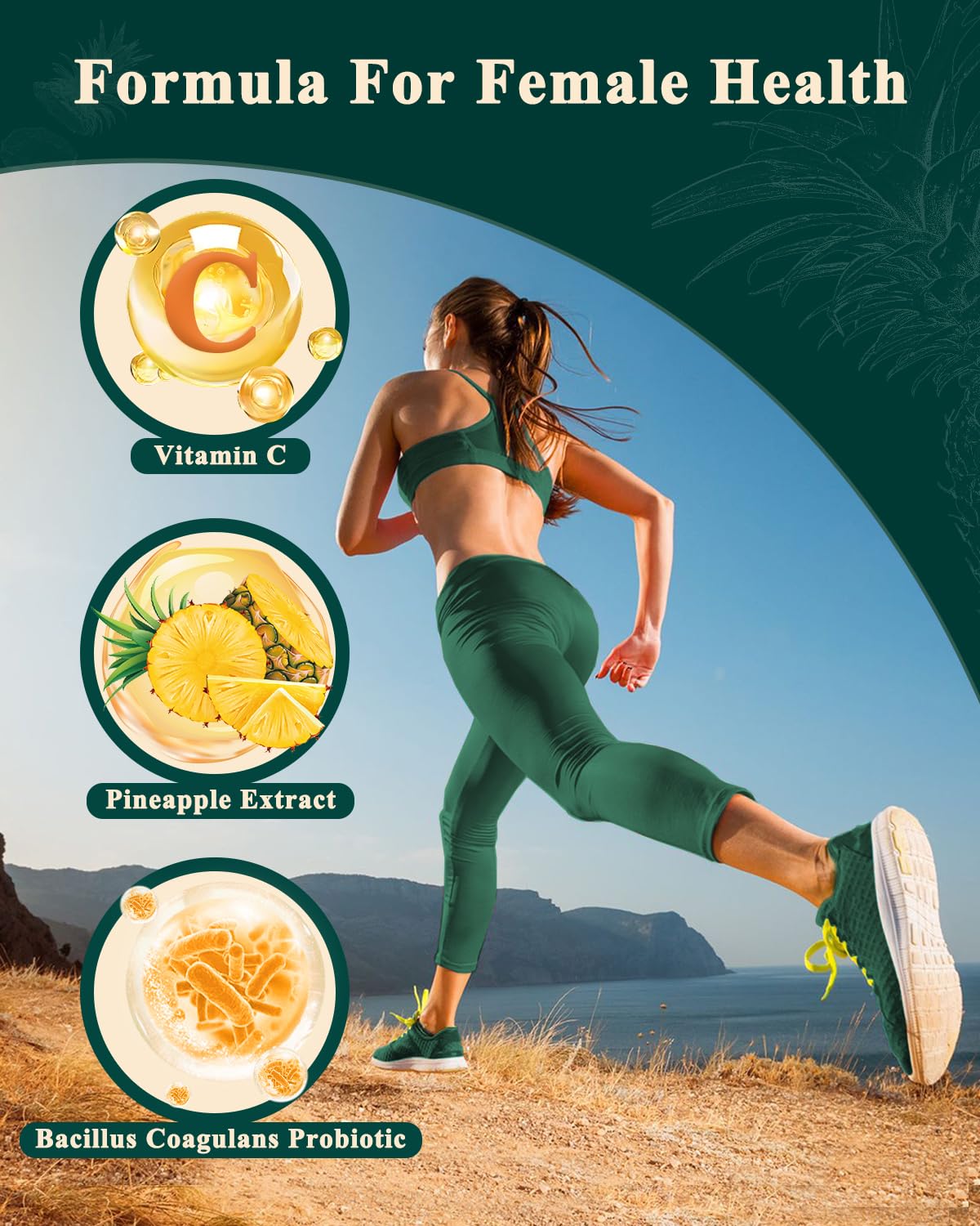 Zenvorica Premium Feminine Balance Gummies for Women - Hawaiian Pineapple pH Balance Probiotic Gummies for Odor and Flora Wellness, Immune Support, Vegan, 60 Count - TrustMedUSA
