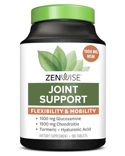 Zenwise Health Glucosamine Chondroitin MSM - Joint Support Supplement with Turmeric - TrustMedUSA