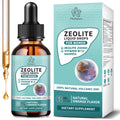 Zeolite Drops for Women,Adults and Kids- Clinoptilolite Zeolite Liquid Drops with Vitamin B12 & D3 - Heavy Metal Support, Immune Health, Natural Metabolism, Energy & Clear Skin - 30 Day Vegan Supply - TrustMedUSA