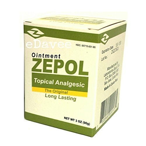 ZEPOL Analgesic Ointment 3oz Muscle Joint Pain Aches Backache Sprains - TrustMedUSA