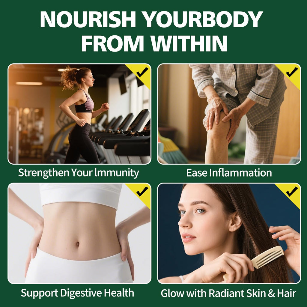 Zhibenon Sea Moss Capsules with Bladderwrack & Burdock - 50 Day Supply - Powerful Formula with Black Seed Oil, Ashwagandha, Turmeric, Vitamin C, Vitamin D3, Moringa & Black Pepper Extract - TrustMedUSA