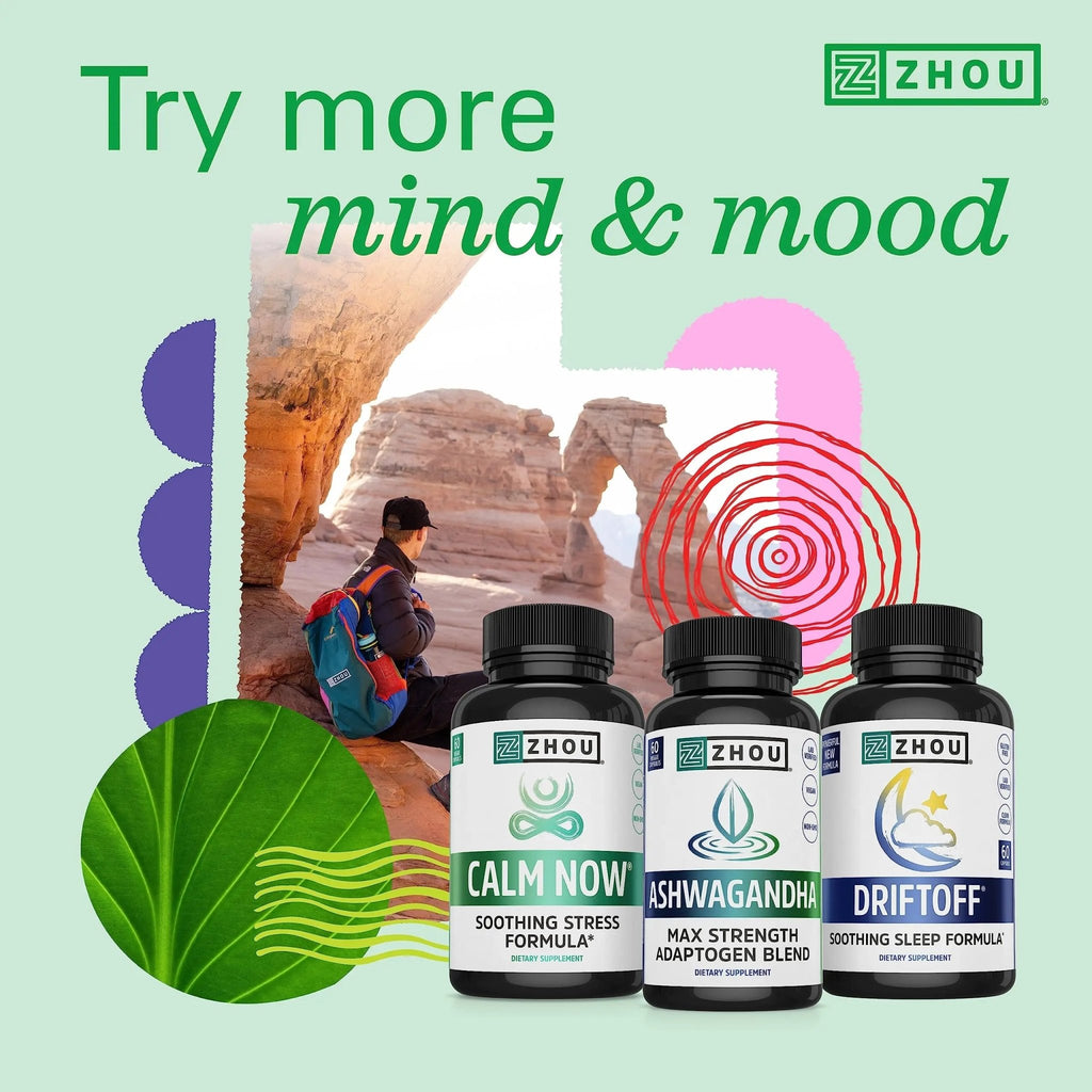 Zhou Neuro Peak Brain Support Supplement | Memory, Focus & Clarity Formula | DMAE - TrustMedUSA