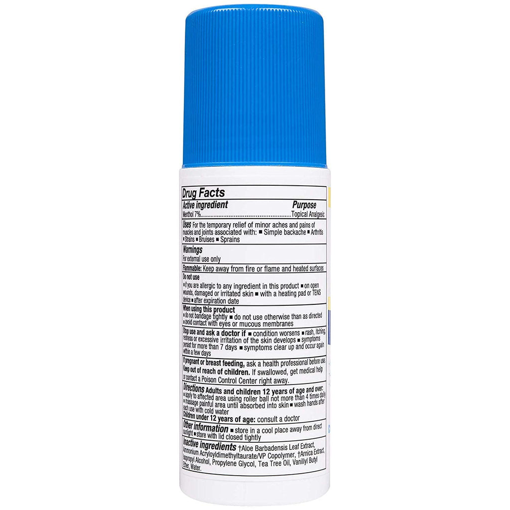 Zim's Max Freeze Muscle and Joint Pain Relief Roll-On - 3 oz, Pack of 4 - TrustMedUSA