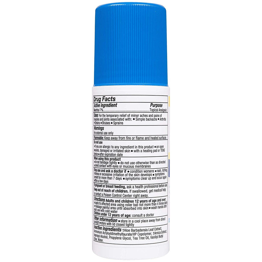 Zim's Max Freeze Pain Relief Roll On, 3 Ounces each (Value Pack of 8) - TrustMedUSA