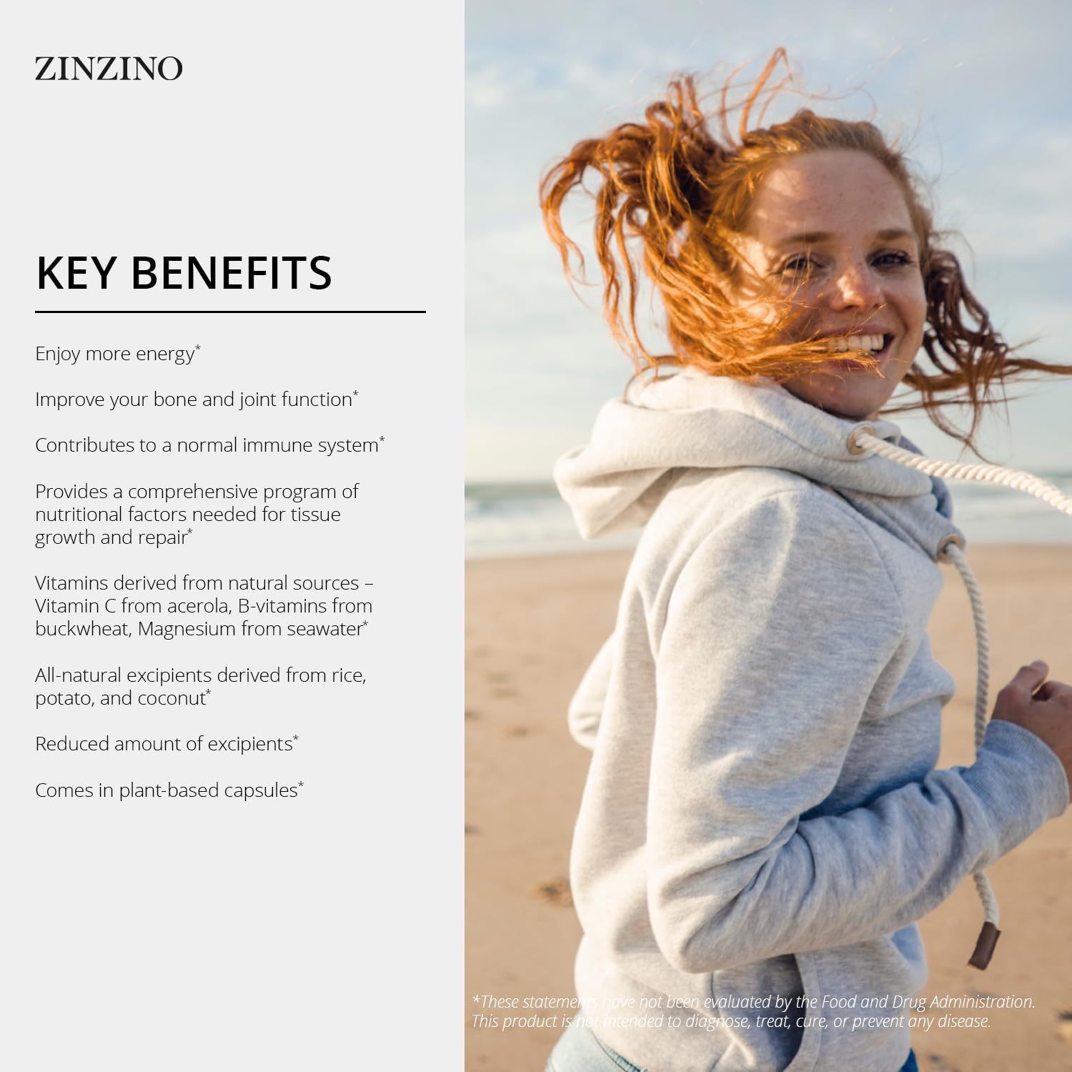 Zinzino Xtend + - Multi Immune Supplement - Essential Vitamins, Minerals & Vitamin C for Immune Support, Energy & Focus - 60 Capsules - TrustMedUSA