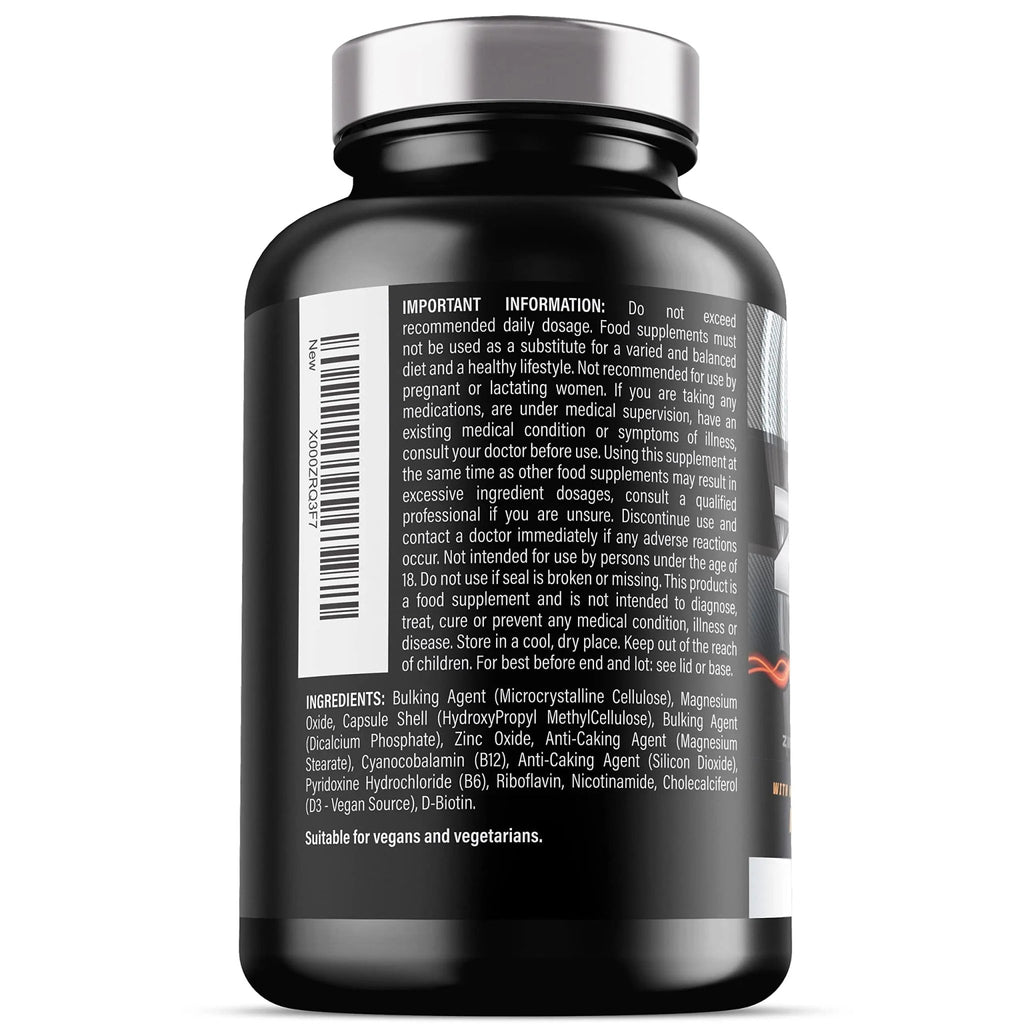 ZM6 - High Strength Zinc Magnesium Supplement - Zinc and Magnesium Tablets - TrustMedUSA