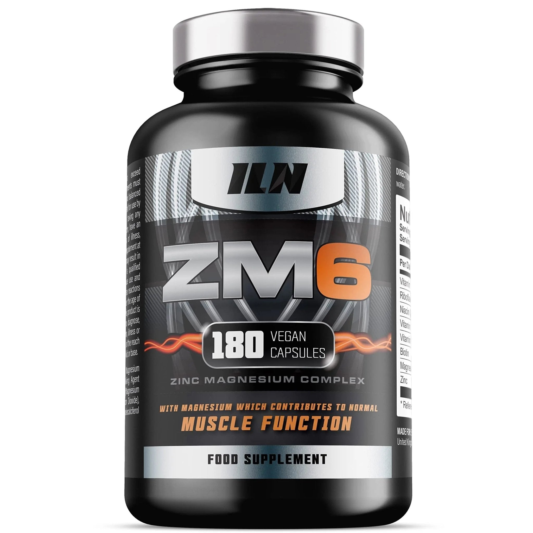 ZM6 - High Strength Zinc Magnesium Supplement - Zinc and Magnesium Tablets - TrustMedUSA