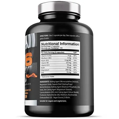 ZM6 - High Strength Zinc Magnesium Supplement - Zinc & Magnesium for Muscle Function - TrustMedUSA