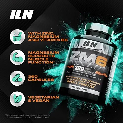 ZM6 - High Strength Zinc Magnesium Supplement - Zinc & Magnesium for Muscle Function - TrustMedUSA
