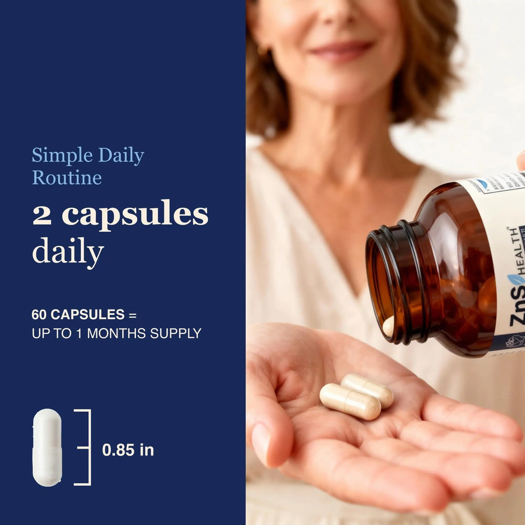 ZnS Health Spectrum 5 Magnesium Complex for Women & Men – 5 Magnesium Complex Supplement with Glycinate, Malate, Citrate & Hydroxide for Sleep, Muscle Recovery & Calm – 500mg Vegan – 60 Capsules - TrustMedUSA
