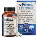 ZnS Health Spectrum 5 Magnesium Complex for Women & Men – 5 Magnesium Complex Supplement with Glycinate, Malate, Citrate & Hydroxide for Sleep, Muscle Recovery & Calm – 500mg Vegan – 60 Capsules - TrustMedUSA