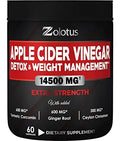 Zolotus 14x Strength Apple Cider Vinegar Capsules, Equivalent to 14500mg, with Turmeric - TrustMedUSA
