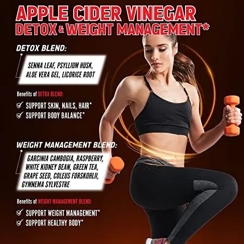 Zolotus 14x Strength Apple Cider Vinegar Capsules, Equivalent to 14500mg, with Turmeric - TrustMedUSA