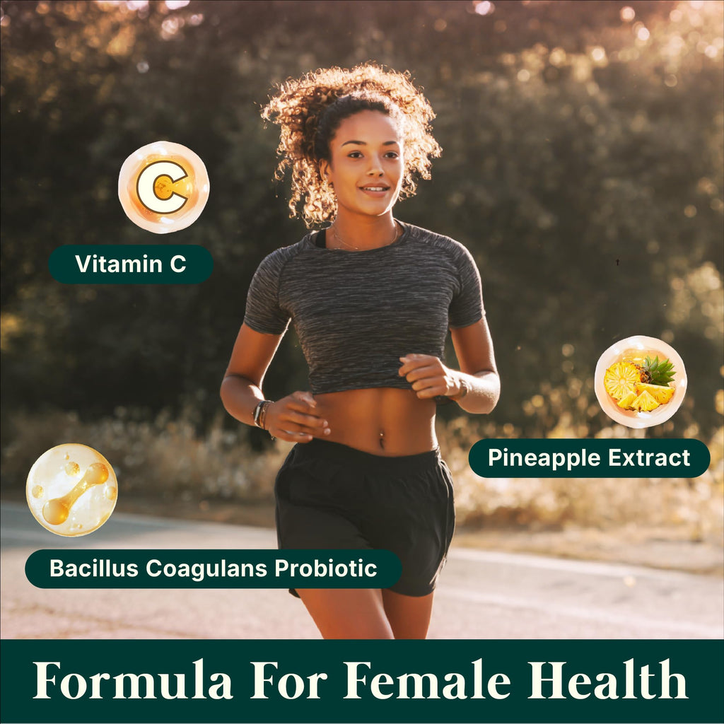 Zontixyrl Premium Feminine Balance Gummies Women - Pineapple Gummies for Women pH Probiotic and Immune Support Vegan Gluten Free 60 Gummies 30 Servings - TrustMedUSA