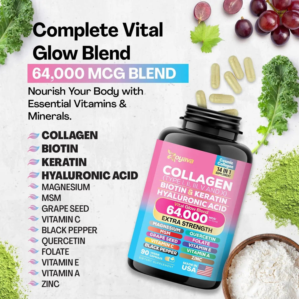 Zoyava Sea Moss 16-in-1 and Collagen 14-in-1 Bundle - TrustMedUSA
