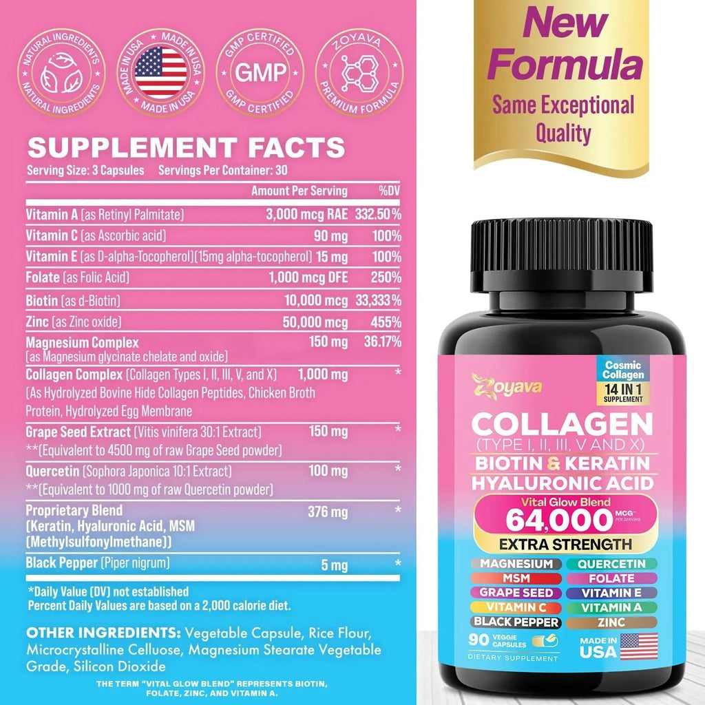 Zoyava Sea Moss 16-in-1 and Collagen 14-in-1 Bundle - TrustMedUSA