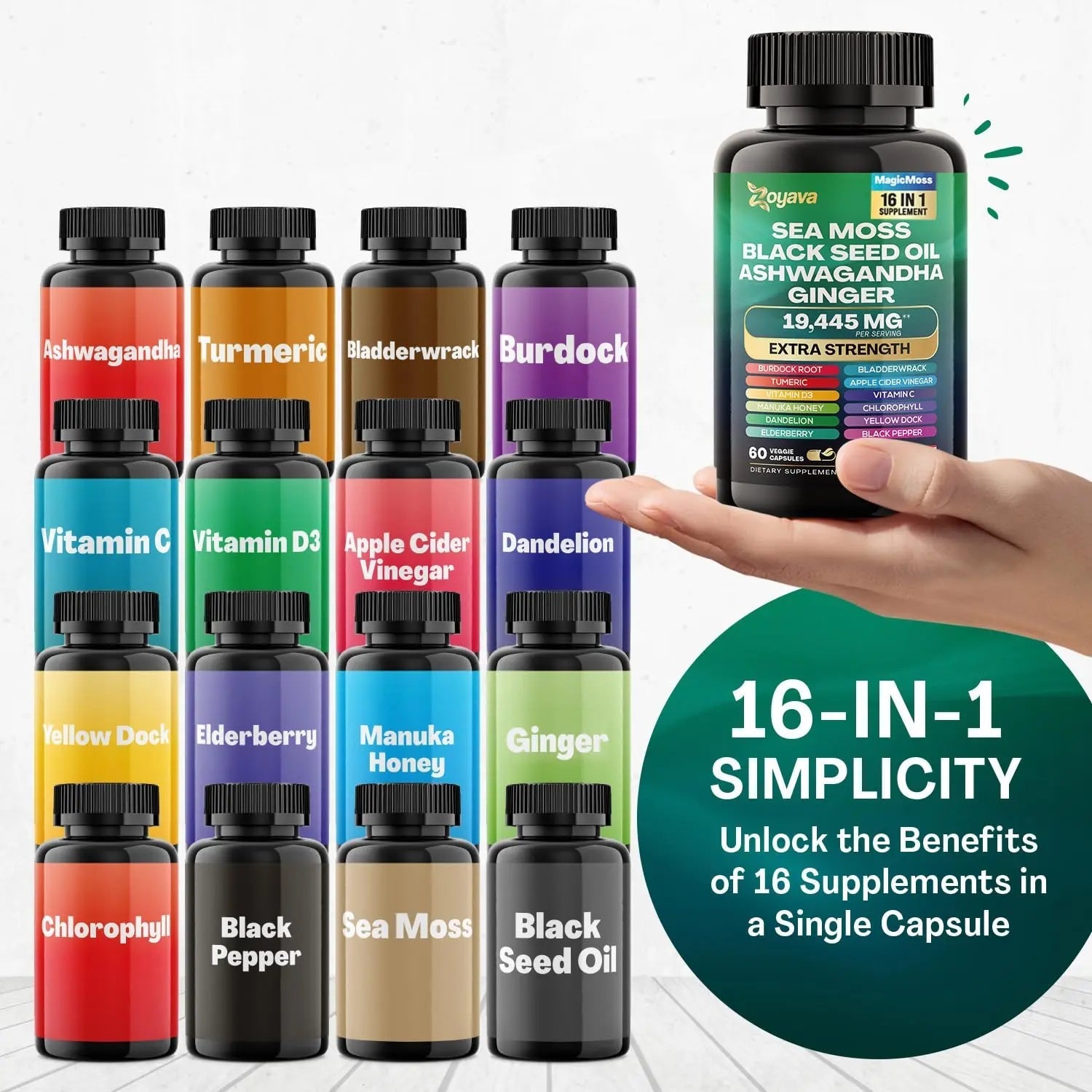 Zoyava Sea Moss 16-in-1 and Lutein 6-in-1 Bundle - TrustMedUSA