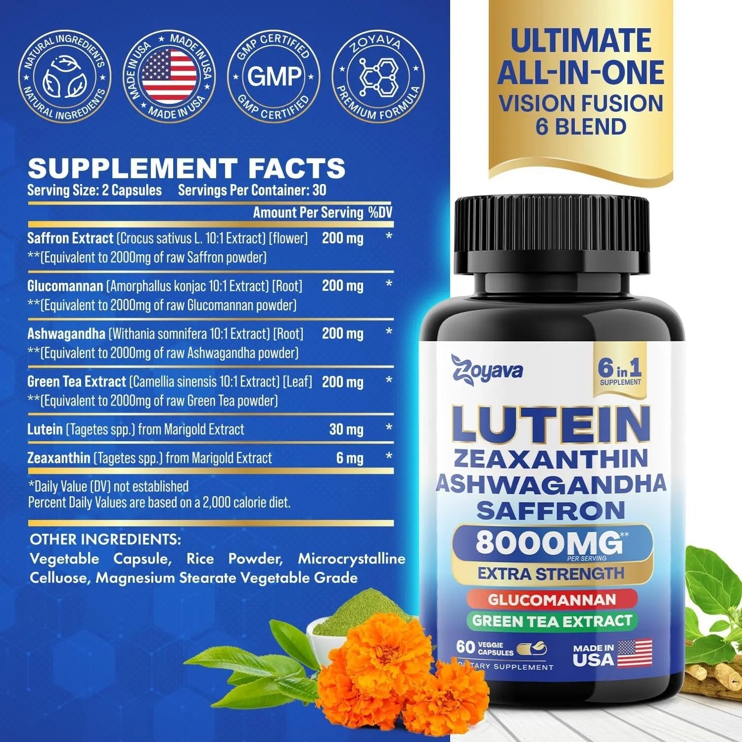 Zoyava Sea Moss 16-in-1 and Lutein 6-in-1 Bundle - TrustMedUSA
