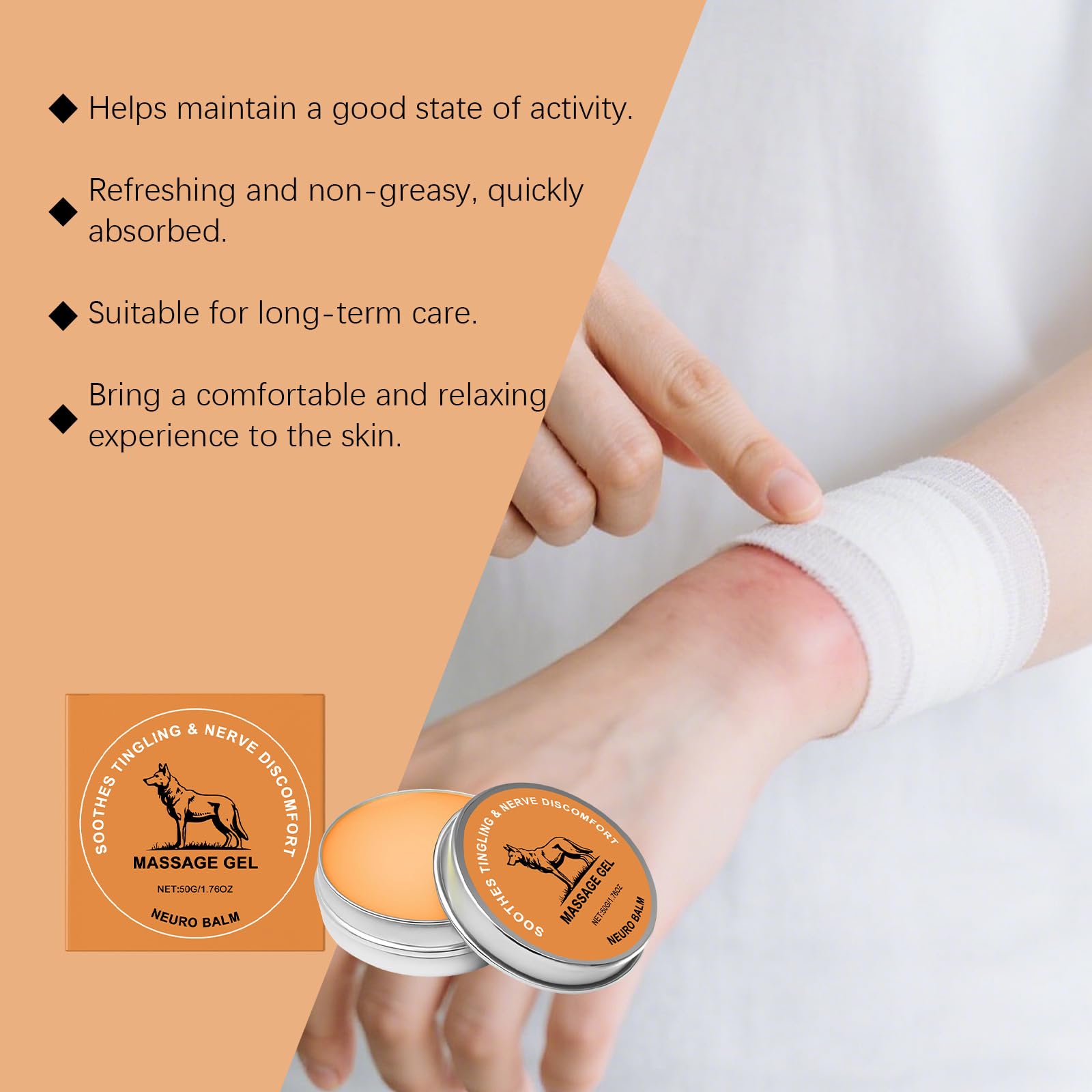 ZQDXSYN Neuro Balm, Joint & Muscle Soothing Cream, Joint Care Soothing Cream, Daily Body Care & Muscle Care (3PCS) - TrustMedUSA