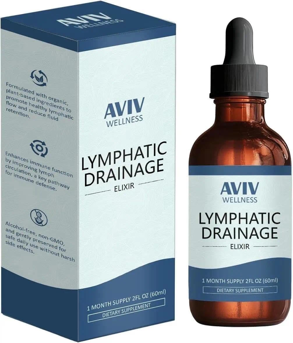 ZUTTL LYMPHORIA Organic Lymphatic Drainage Drops - Herbal Liquid Blend for Circulation, Fluid Balance, Fast-Absorbing Botanical Formula, 2 fl oz(1pc) - Maple Wellness Supplements