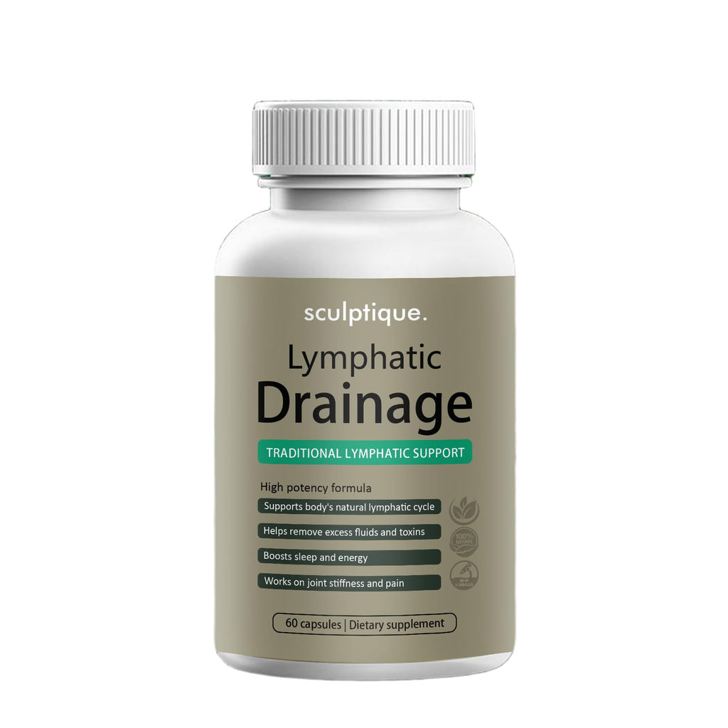 ZUTTL Sculptique Lymphatic Drainage Capsules – Maximum Potency Formula with Dandelion & Cleavers Extract, Supports Cellulite Reduction & Lymphatic Drainage, 60 Capsules(1pc) - Maple Wellness Supplements