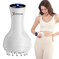 ZY ZERYEW 3-in-1 Handheld Lymphatic Drainage Massager with Red Light, Heat & Vibration - Cordless Anti Cellulite Massage Tool for Body Relaxation, 3 Modes & 9 Speeds for Belly, Legs, Thighs - Maple Wellness Supplements