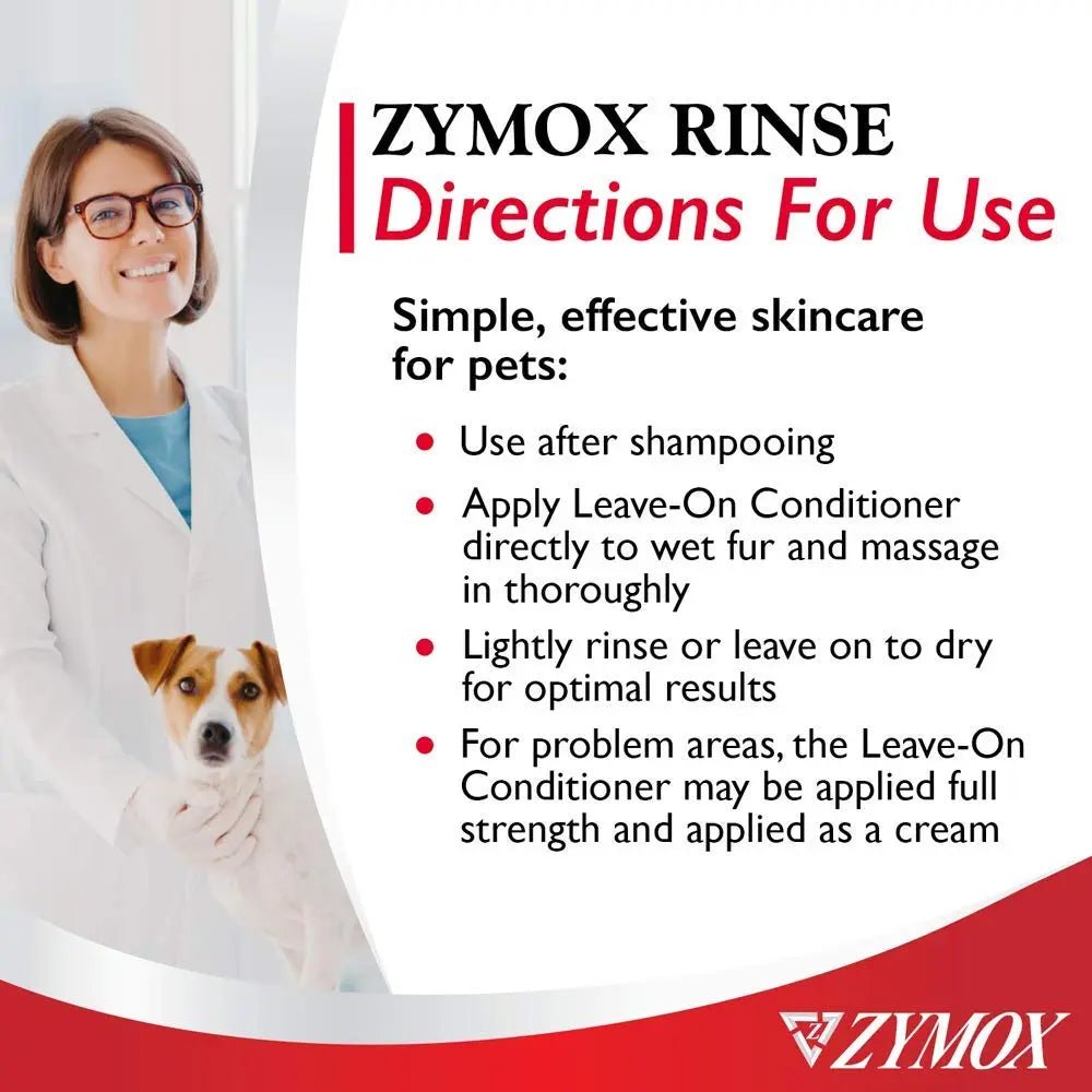Zymox Leave On Conditioner for Pets, 12 fl oz - TrustMedUSA