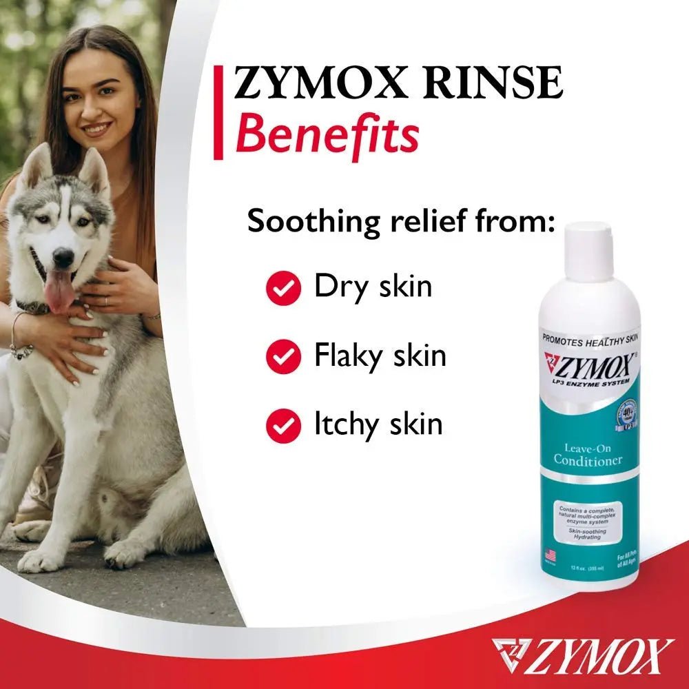 Zymox Leave On Conditioner for Pets, 12 fl oz - TrustMedUSA